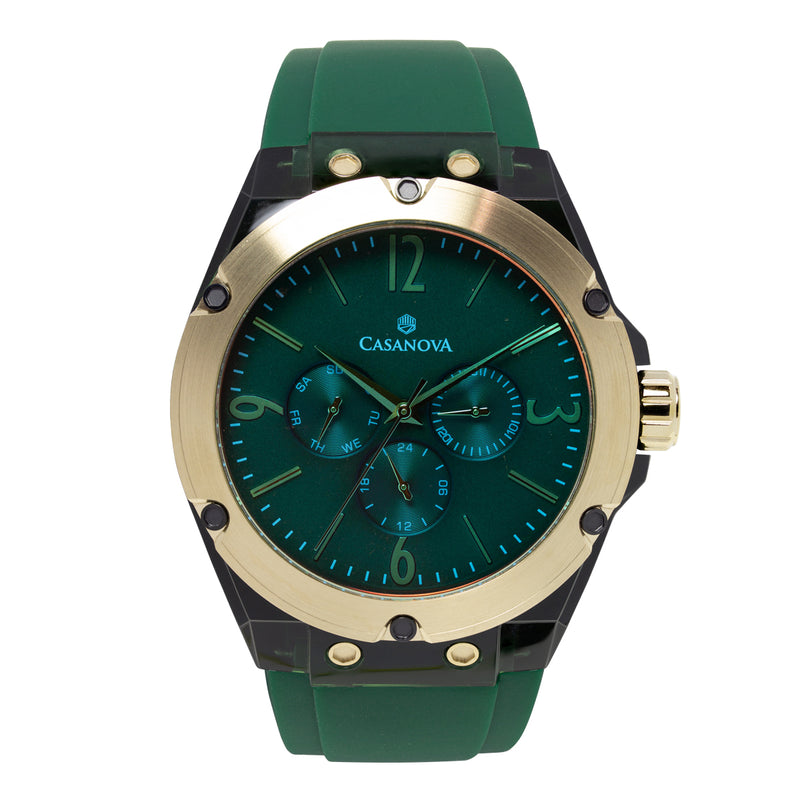 Reloj Deportivo Galaxy Dorado Tornasolado