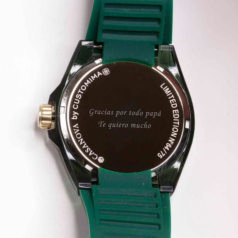 Reloj Deportivo Galaxy Dorado Tornasolado