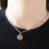 Collar Personalizable Eslabón Plata
