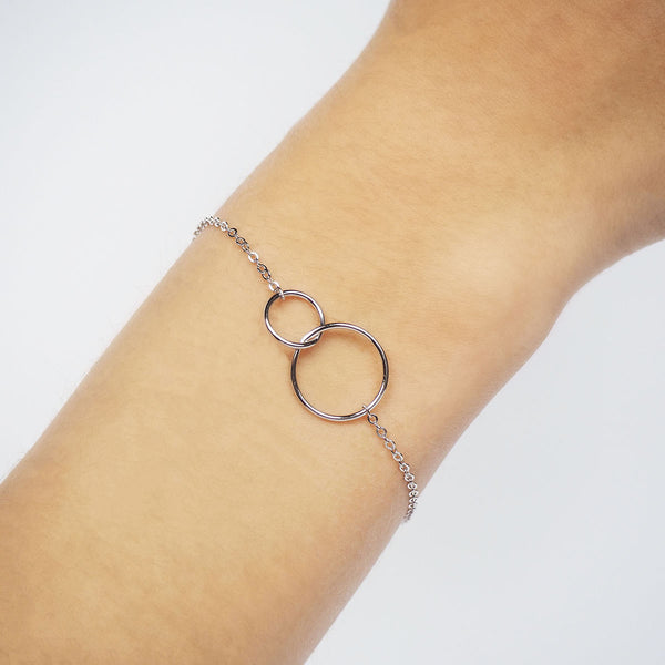 Pulsera Personalizable Vínculo Plata