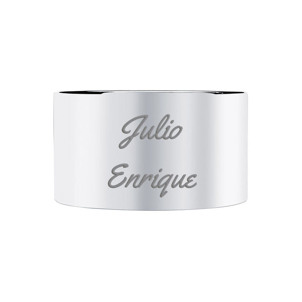 Anillo Personalizado con Nombre Plata