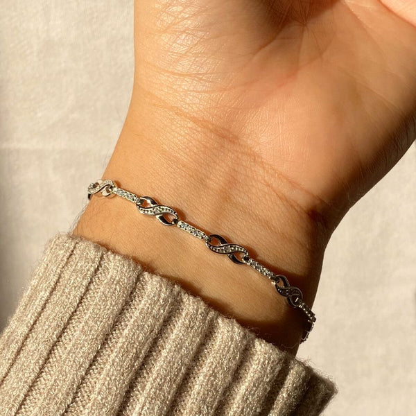 Pulsera Infinity en Plata