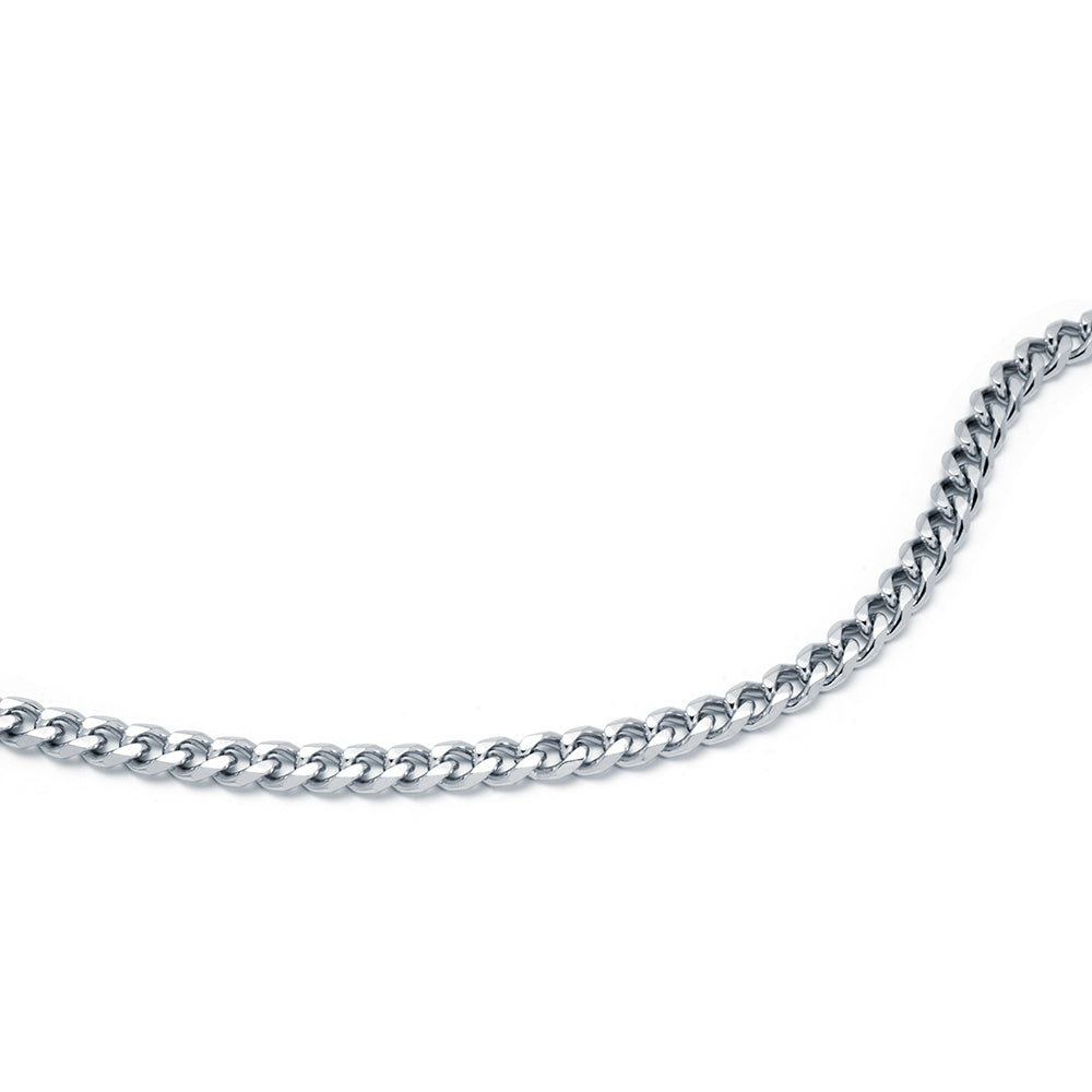 Cadena Barbada Oval Hombre 60cm