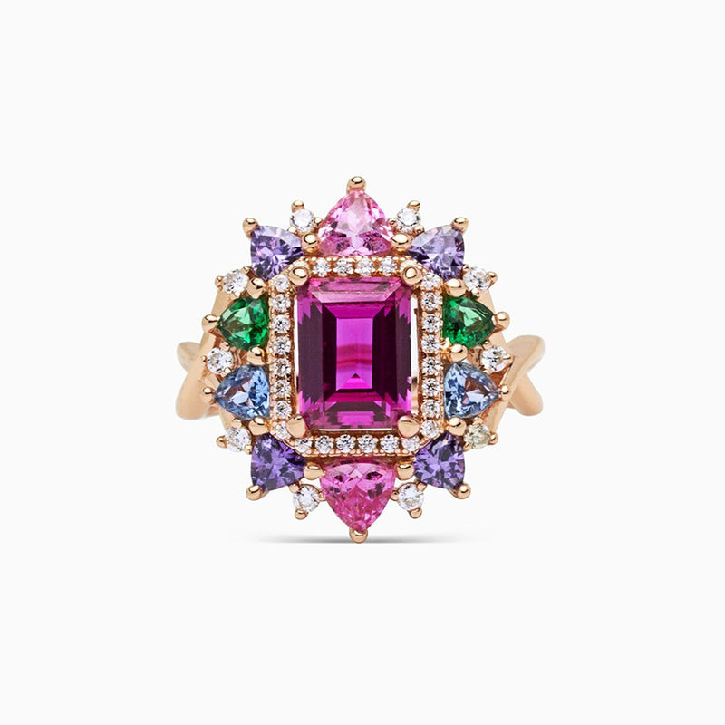 ANILLO CROWNED STONE