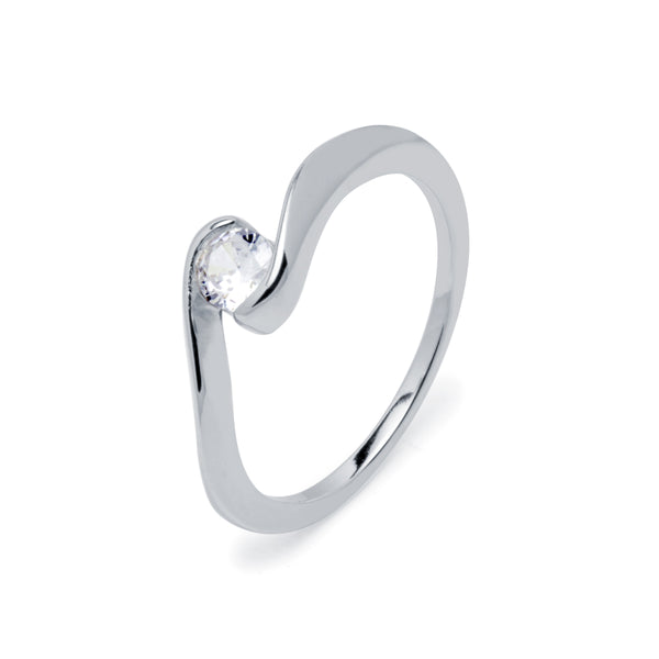 Anillo Circonita Plata