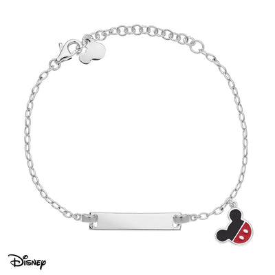 Pulsera Mickey Disney de Plata 925 con Nombre Grabado