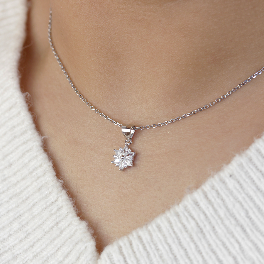 Collar y Pendientes Flor Star