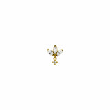 Piercing Marquise Con Circonitas Oro