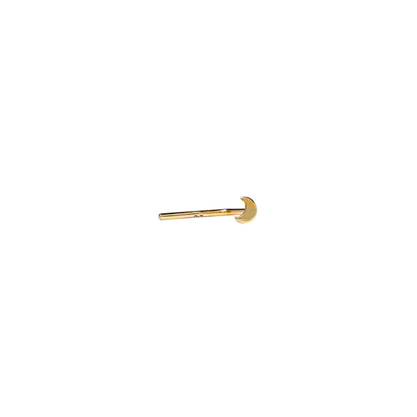 Piercing Nostril Luna Oro