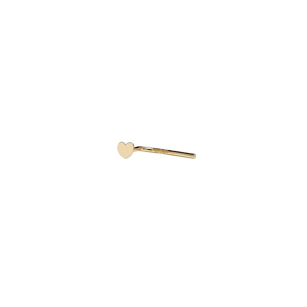 Piercing Nostril Corazón Oro