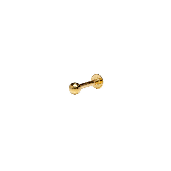 Piercing Labret Bolita Oro