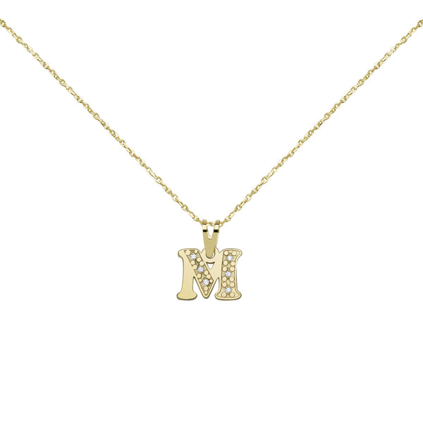 Collar con inicial Oro