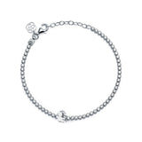 Clip Love Charm Niña Plata