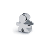 Clip Love Charm Niño Plata