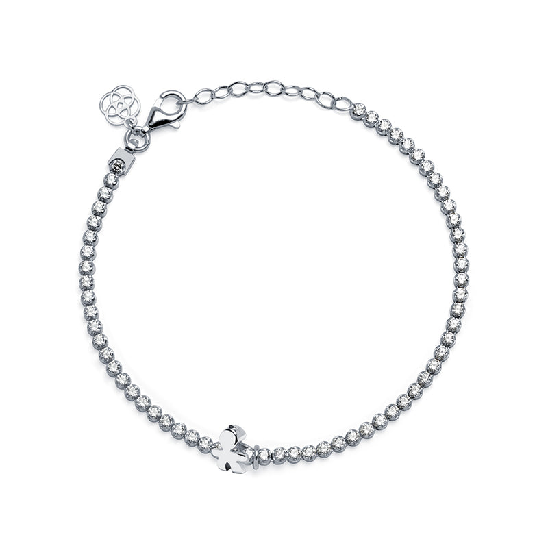 Clip Love Charm Niño Plata