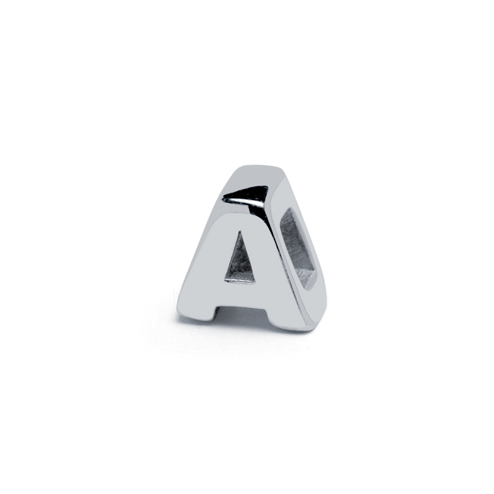 Clip Love Charm Inicial Plata