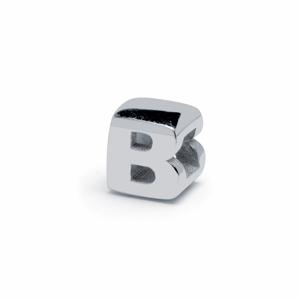 Clip Love Charm Inicial Plata