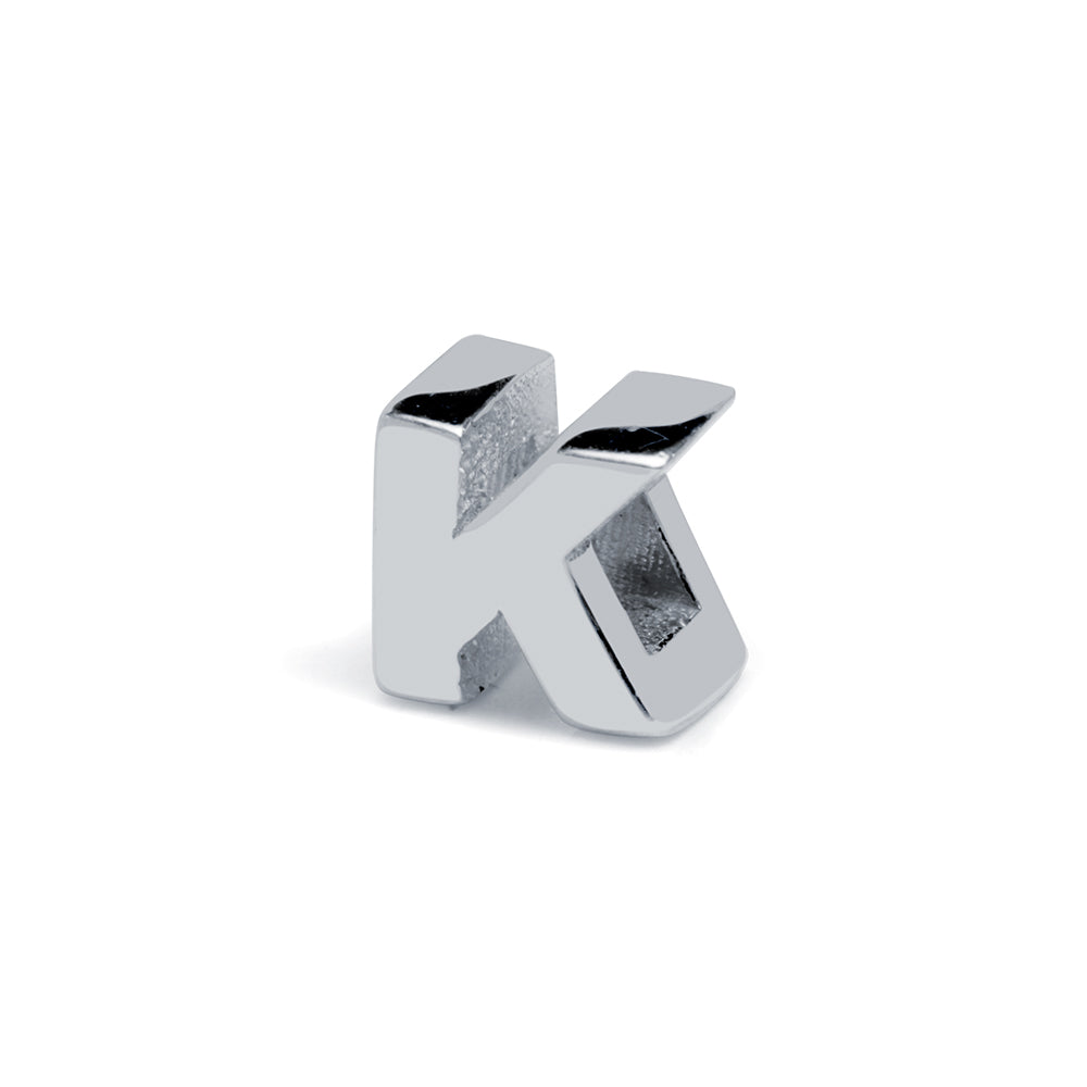 Clip Love Charm Inicial Plata
