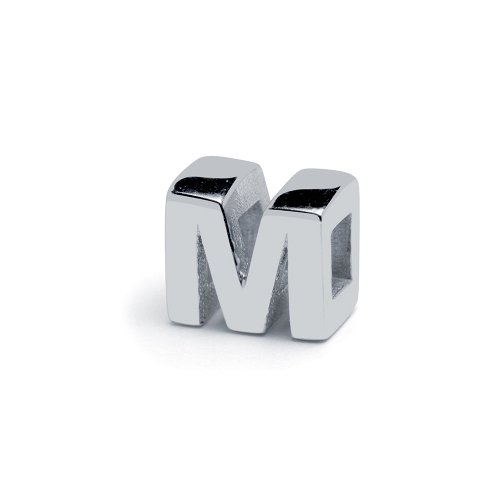 Clip Love Charm Inicial Plata
