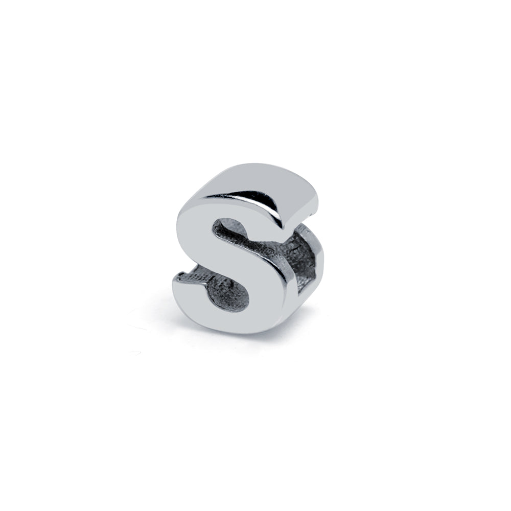 Clip Love Charm Inicial Plata