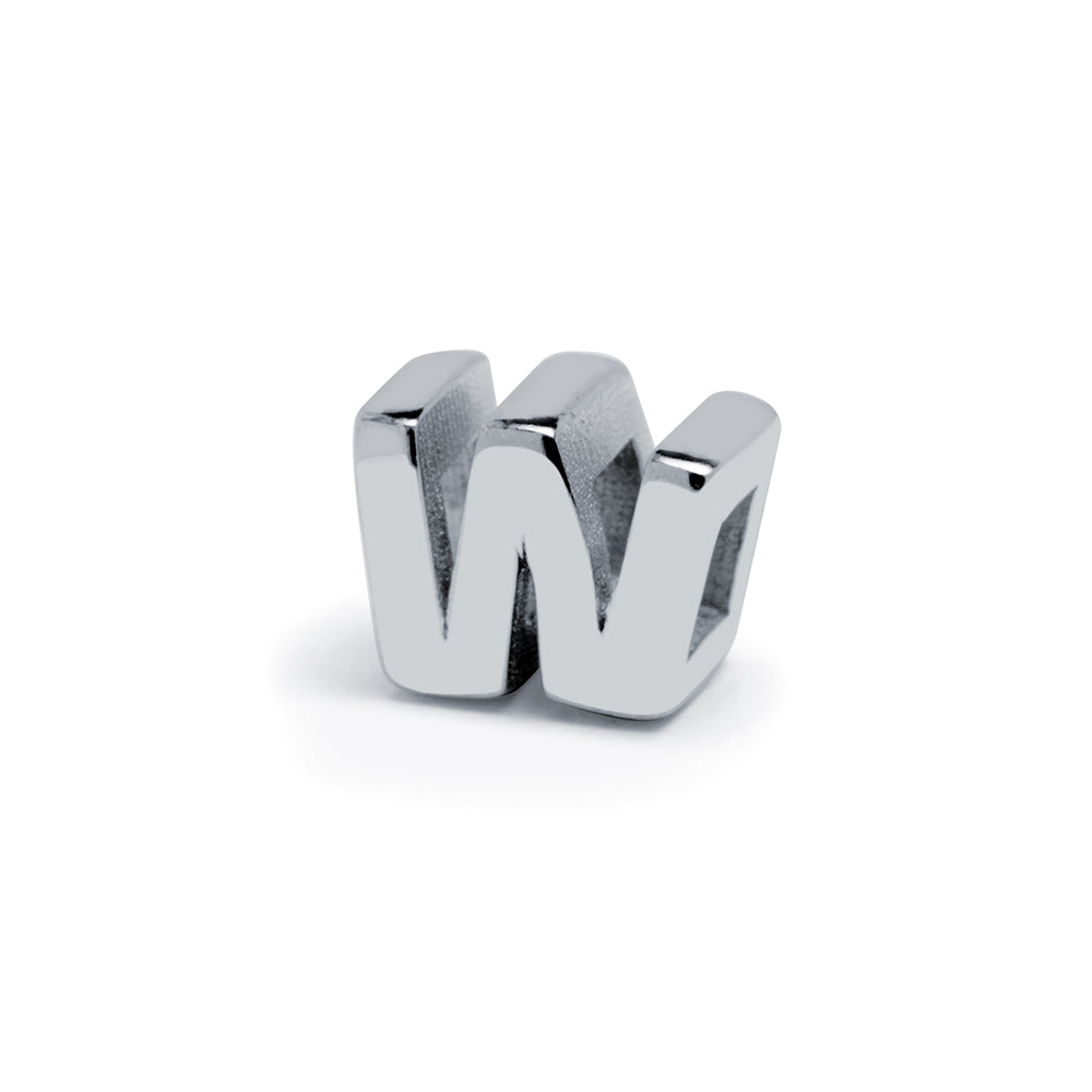 Clip Love Charm Inicial Plata