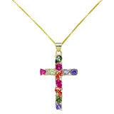 Collar Alma Cross Doré