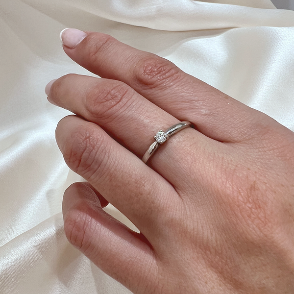 Anillo Diamantes Amantis 0,1ct. en Oro