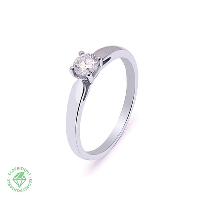 Anillo de Oro 18K para Mujer con Diamantes