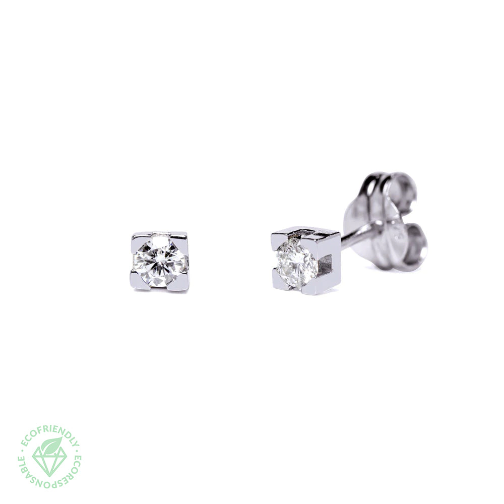 Pendientes Diamantes 0,2ct. en oro