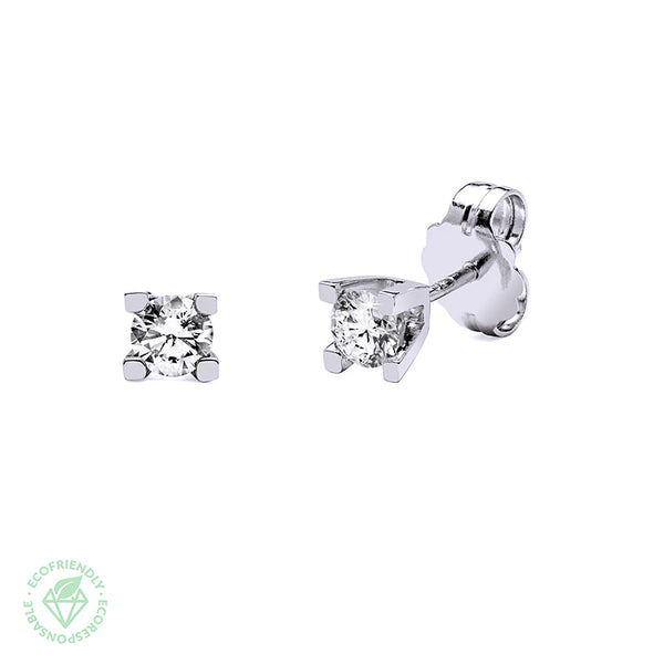 Pendientes Diamantes Creados 0.6 ct en oro blanco