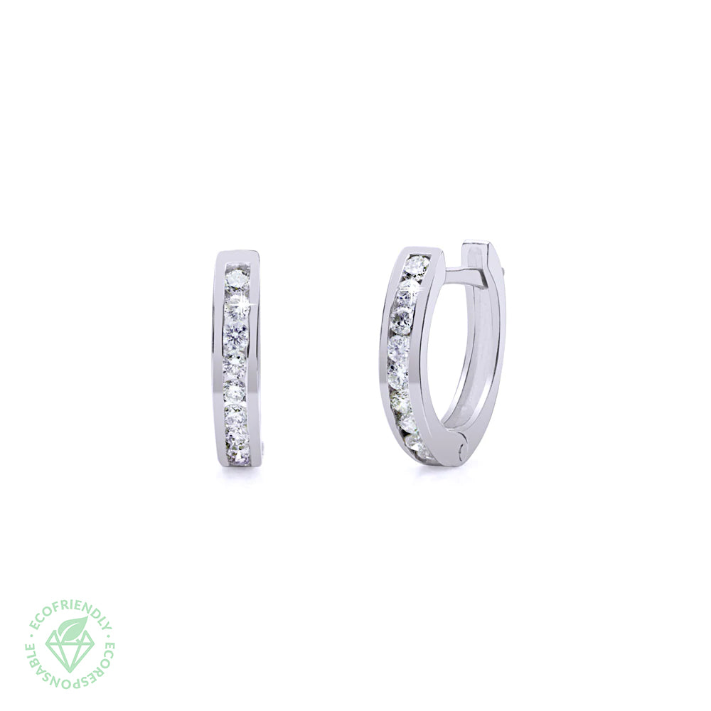 Pendientes Aro Diamantes 0,30ct. en oro