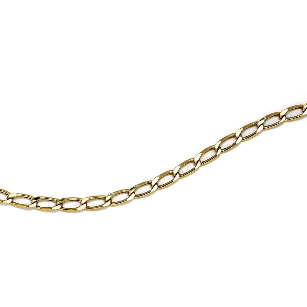 Cadena Bilbao Hueca Hombre 60cm