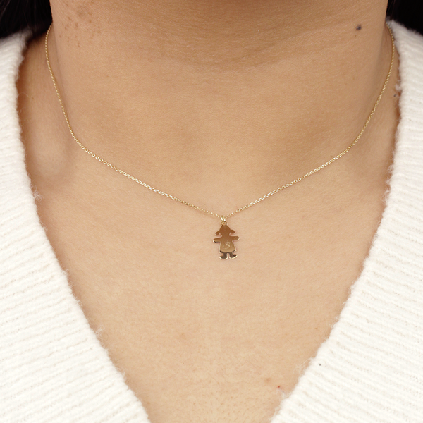 Collar Personalizable Niña o Niño Oro