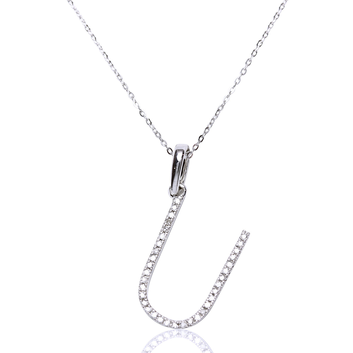 Collar con inicial XL diamante y oro