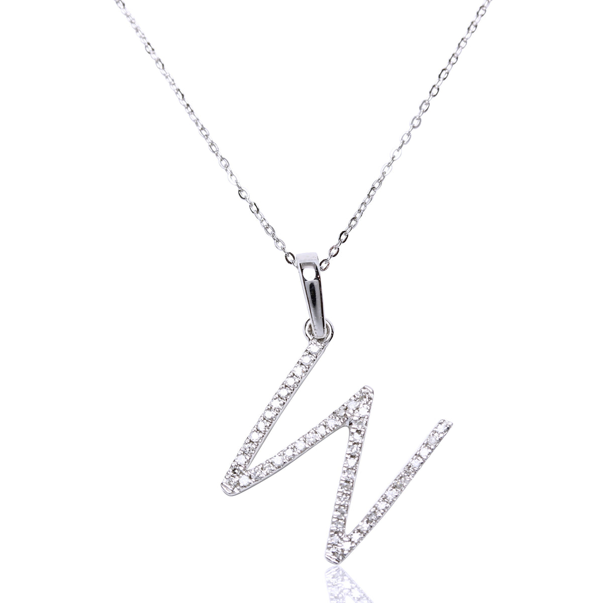 Collar con inicial XL diamante y oro