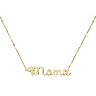 Collar Mamá Caligrafía