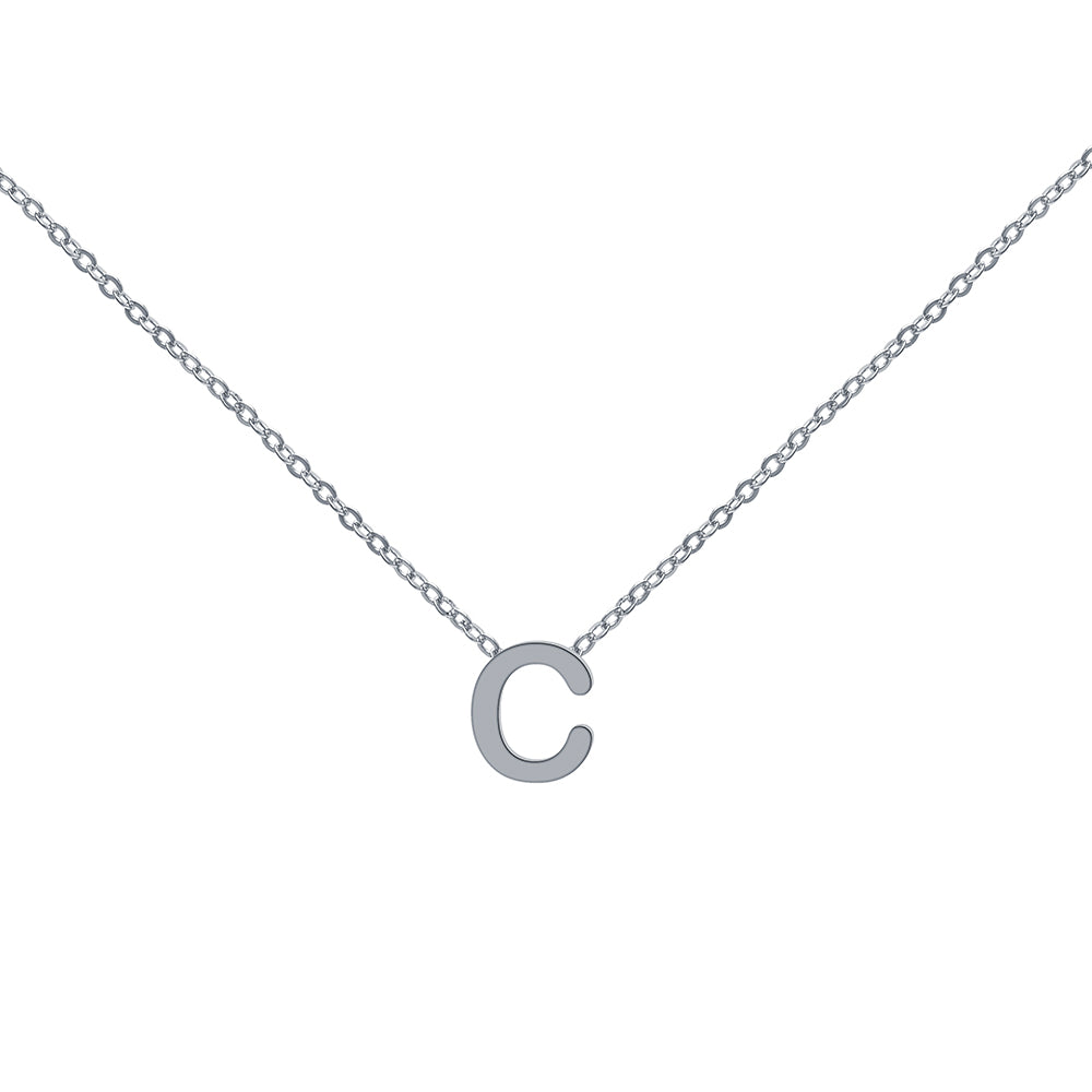 Collar con inicial minimal