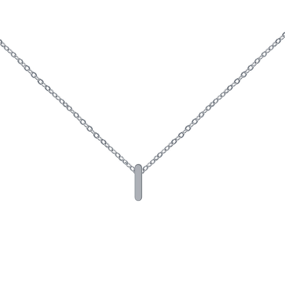 Collar con inicial minimal