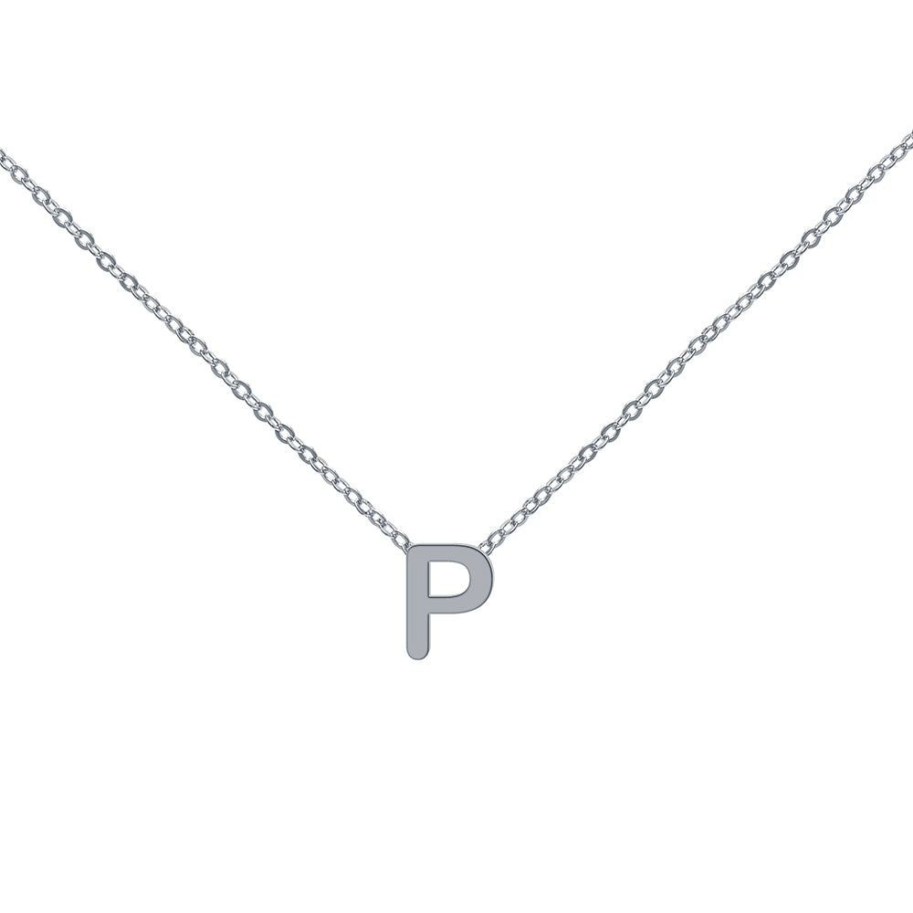 Collar con inicial minimal