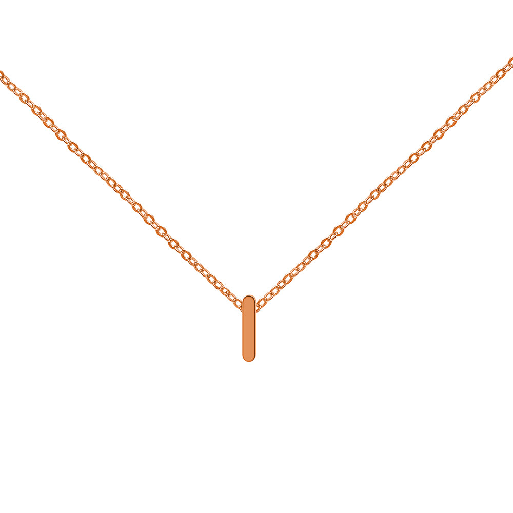 Collar con inicial minimal