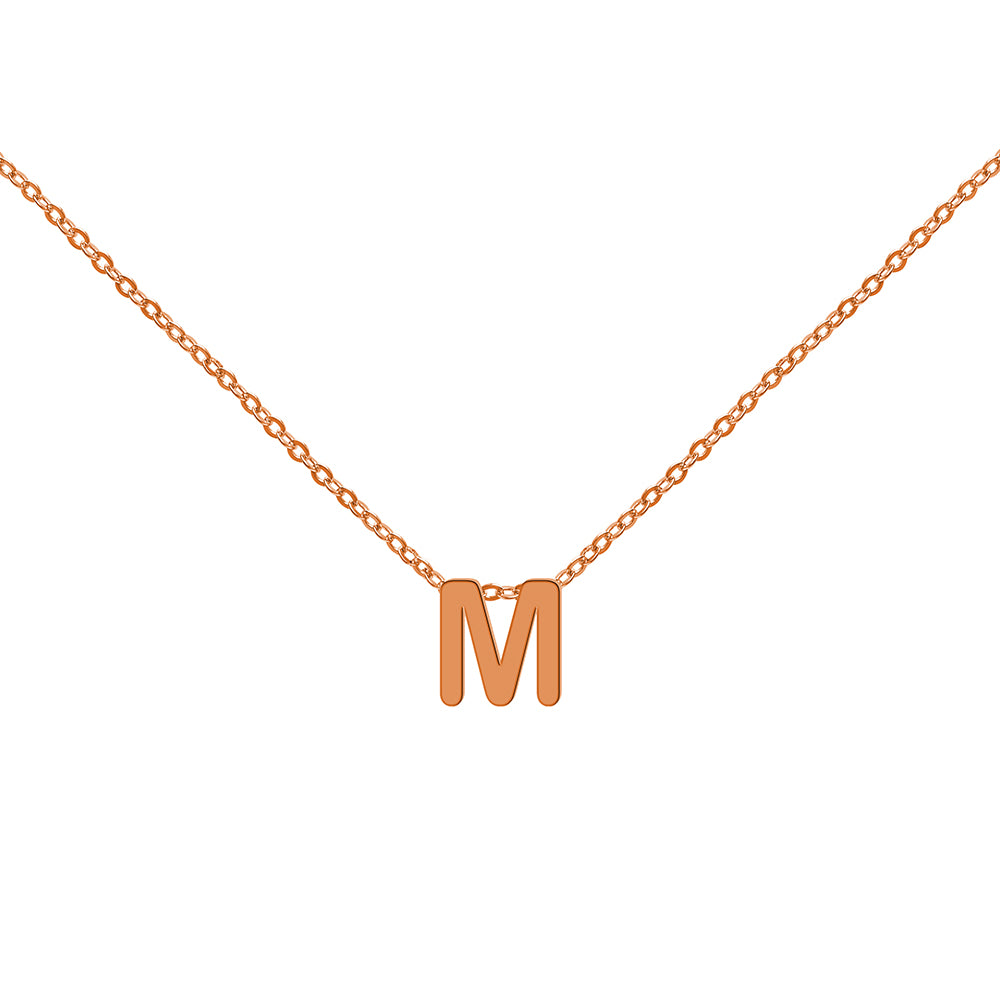 Collar con inicial minimal