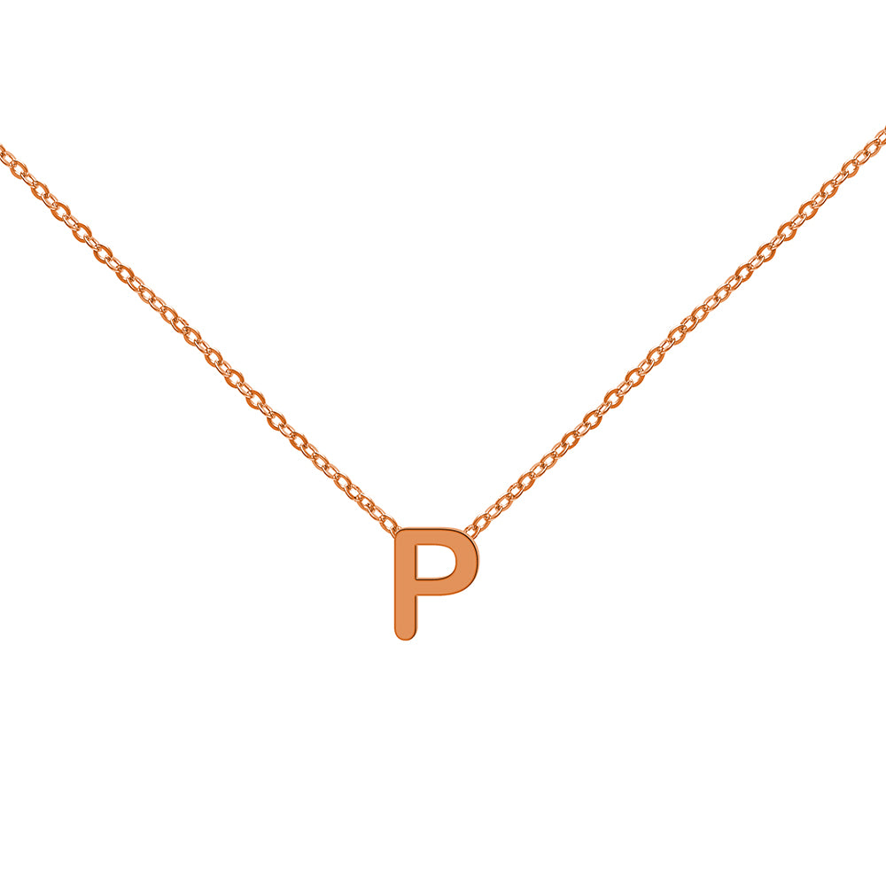 Collar con inicial minimal
