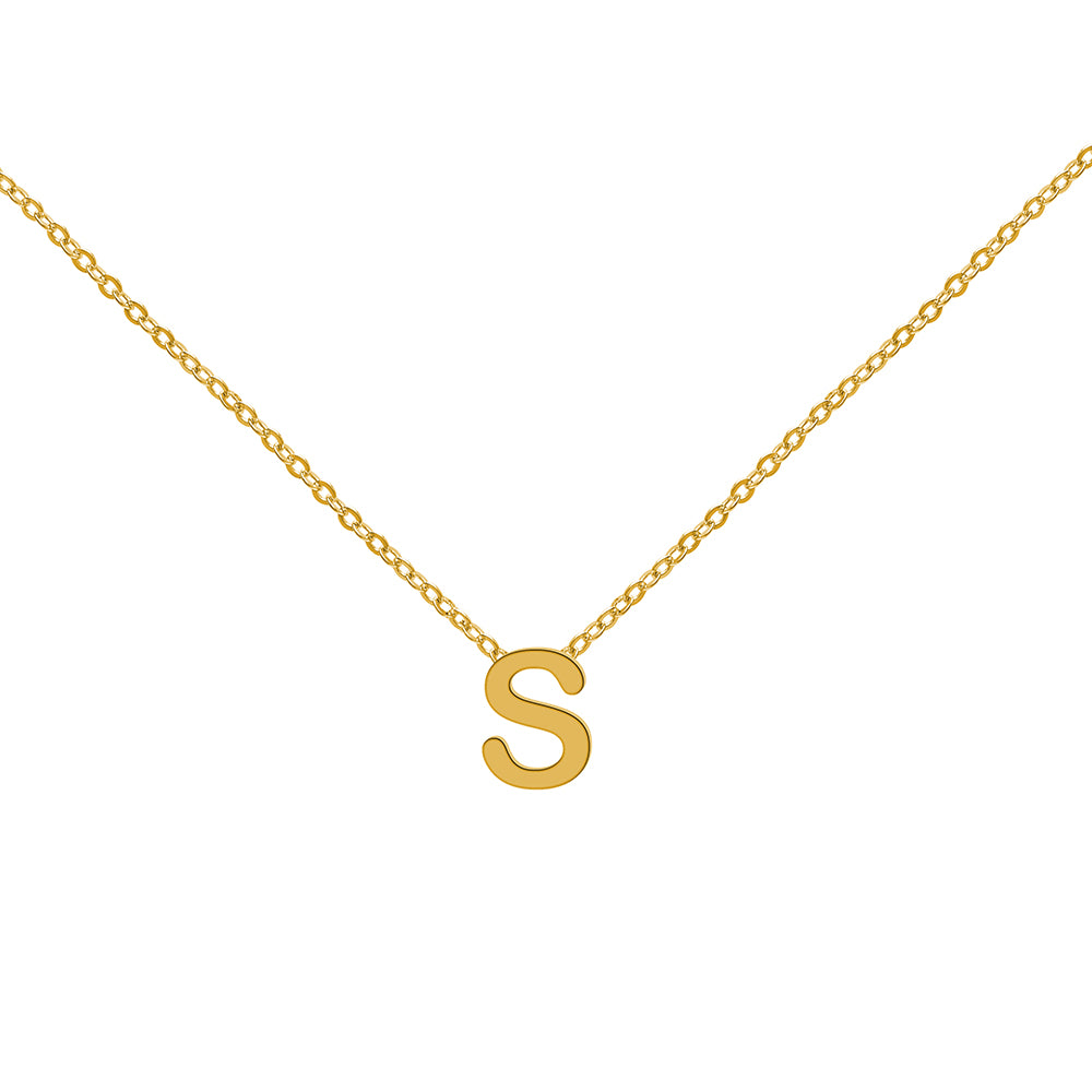 Collar con inicial minimal