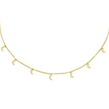 Collar Lunas Oro