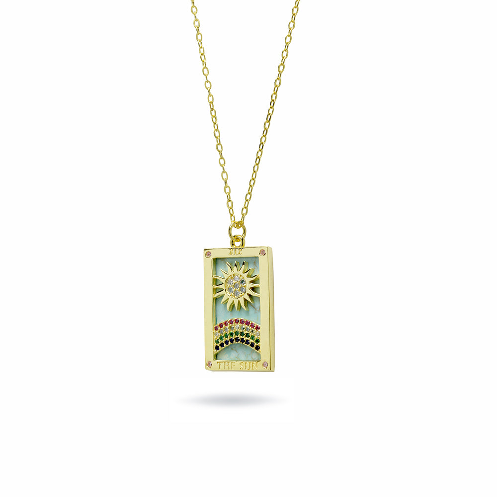 Collar Le Tarot El Sol Plata