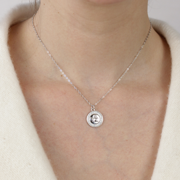 Collar Angel  Circonitas Plata