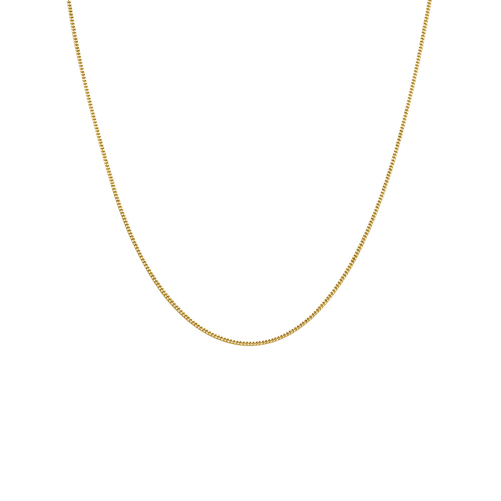 Cadena Barbada Mujer Oro 46cm