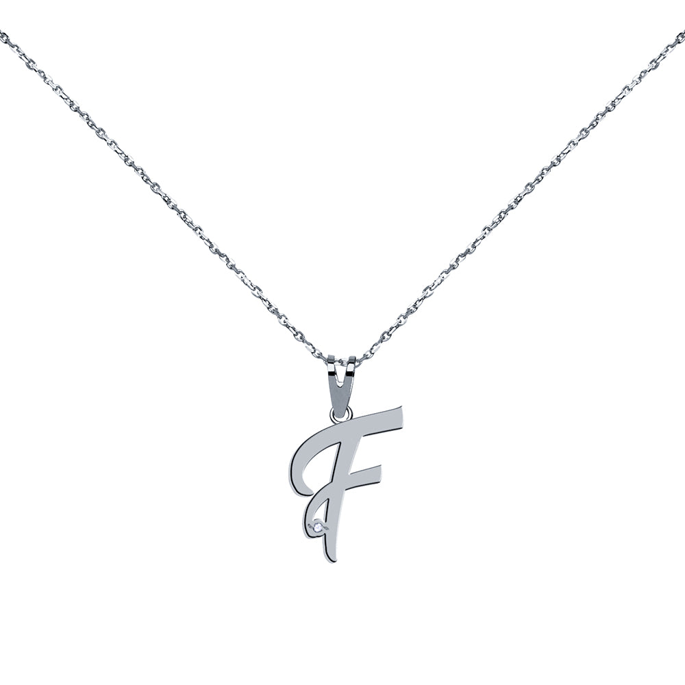 Collar con inicial Circonita