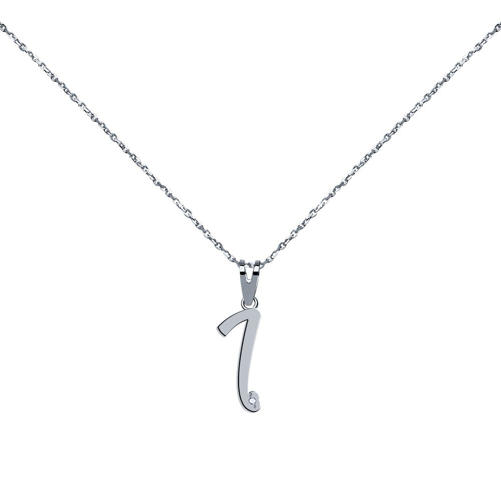 Collar con inicial Circonita