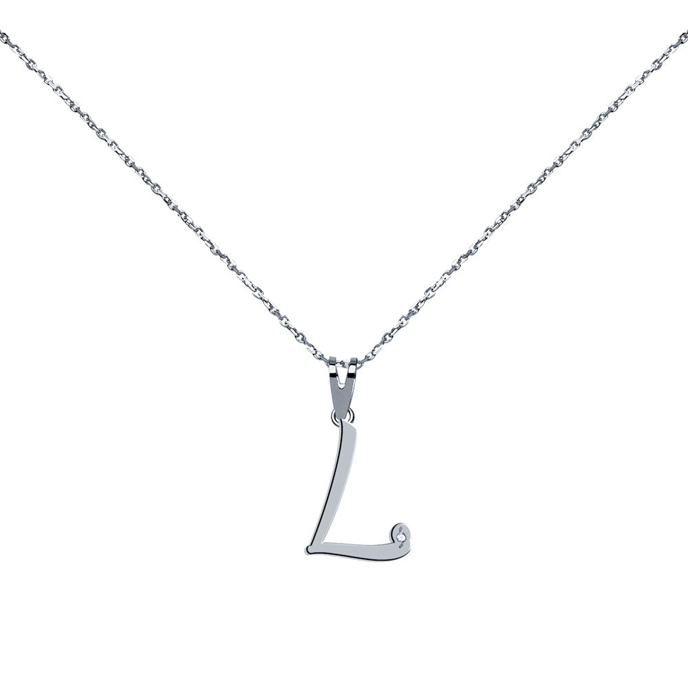 Collar con inicial Circonita